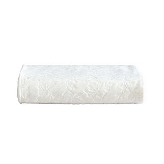 Eddie Bauer Woodblock Floral Throw Blanket