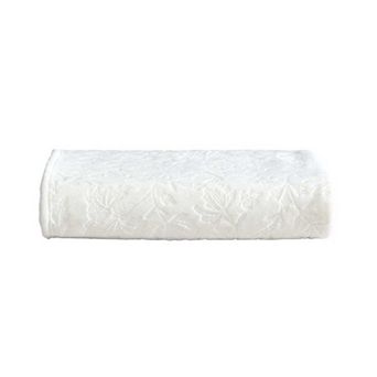 Eddie Bauer Woodblock Floral Throw Blanket