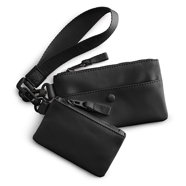 FLX Duo Webbing Wristlet - Black