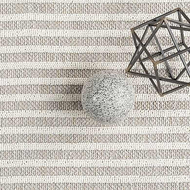 nuLOOM Nicka Striped Border Area Rug
