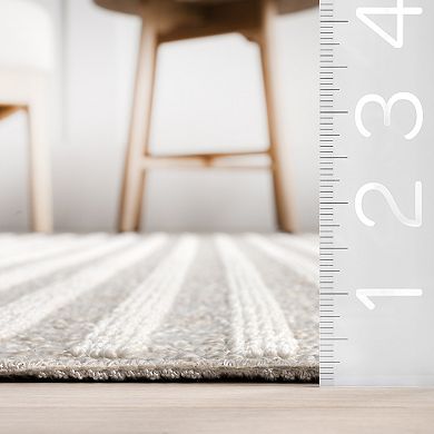 nuLOOM Yulia Geometric Bands Area Rug