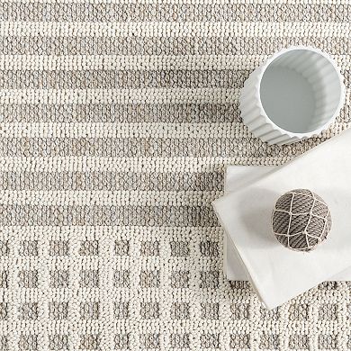 nuLOOM Yulia Geometric Bands Area Rug