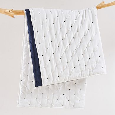 Levtex Home Embroidered Swiss Dot Throw Blanket