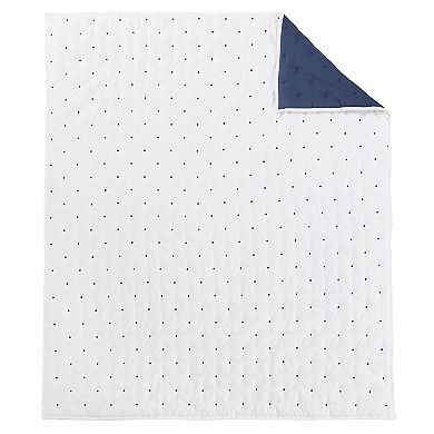 Levtex Home Embroidered Swiss Dot Throw Blanket