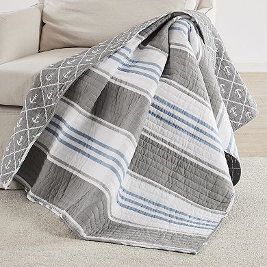 Levtex Home Provincetown Quilted Throw Blanket Blanket