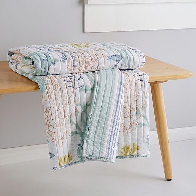 Levtex Home Ocean Meadow Quilted Throw Blanket