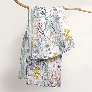 Levtex Home Ocean Meadow Quilted Throw Blanket