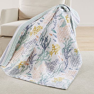 Levtex Home Ocean Meadow Quilted Throw Blanket