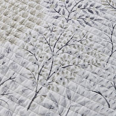 Levtex Home English Forest Natural Quilted Throw Blanket
