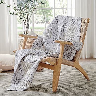 Levtex Home English Forest Natural Quilted Throw Blanket
