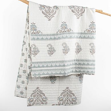 Levtex Home Kamira Ochre Quilted Throw Blanket