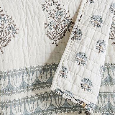 Levtex Home Kamira Ochre Quilted Throw Blanket