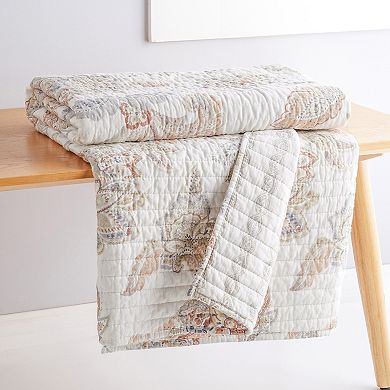 Levtex Home Selesta Blush Quilted Throw Blanket