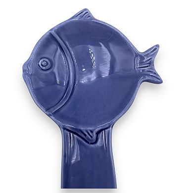 Discover Europe Made in Italy Ceramic Fish Spoon Rest