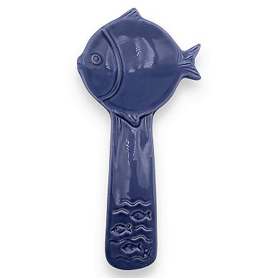 Discover Europe Made in Italy Ceramic Fish Spoon Rest