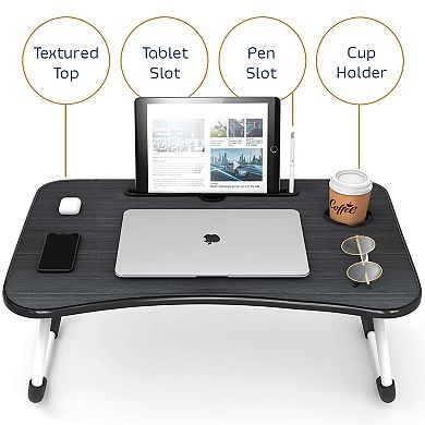 Nestl Lap Desk With Usb Ports And Drawer