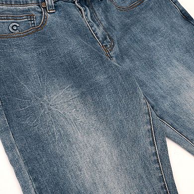 Men's Caliber Denim Co. Phantom Destructed 5-Pocket Blue Jeans