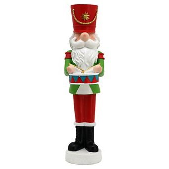 Parisloft Polyresin Nutcracker Figurine Christmas Tabletop Decor, 12.3"H
