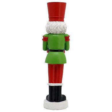 Parisloft Polyresin Nutcracker Figurine Christmas Tabletop Decor, 12.3"H