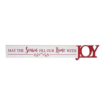 Parisloft May the Season Fill Our Home with Joy Christmas Wall Decor