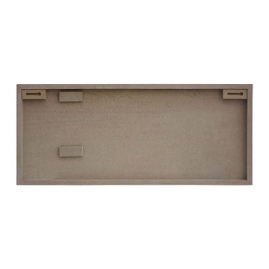 Parisloft Merry Mail Wood and Metal Christmas Card Holder