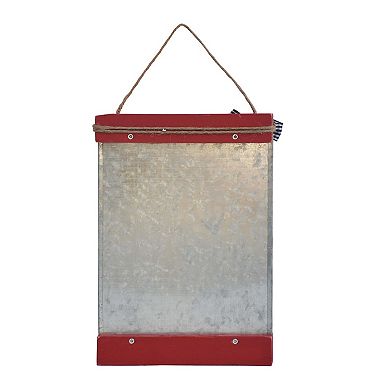 Parisloft Meet Me Under the Mistletoe Wood and Metal Christmas Wall Hanging Decor