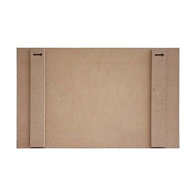 Parisloft Letters to Santa Wood and Metal Christmas Card Holder