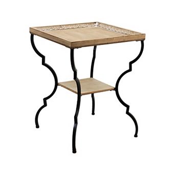 Parisloft Square Tray Top End Table