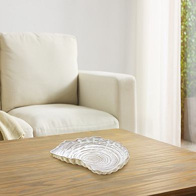 Ivory Ceramic Oyster Tray