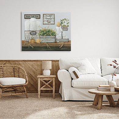 Stupell Home Decor Country Washroom Counter Still Life Wall Decor