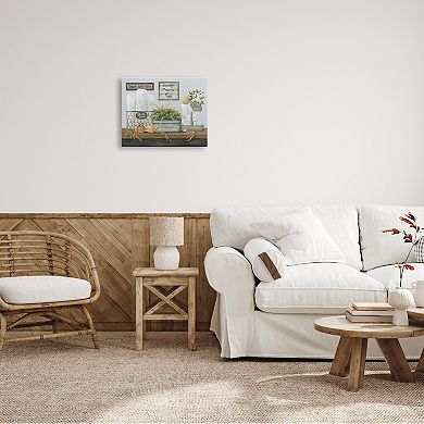 Stupell Home Decor Country Washroom Counter Still Life Wall Decor