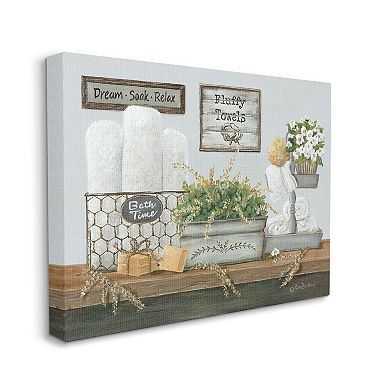 Stupell Home Decor Country Washroom Counter Still Life Wall Decor