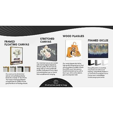Stupell Home Decor Moon over Blooming Flowers Wall Decor
