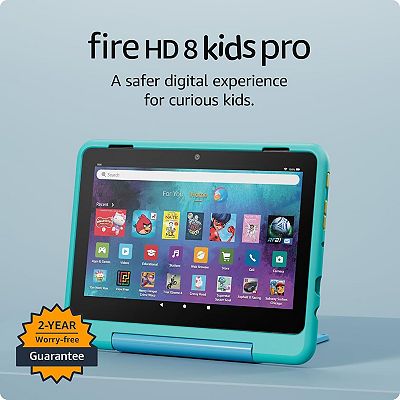 Amazonタブレット3点セット Amazon Fire HD 8 Kids Pro Tablet - Teal