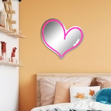 Love Balloon Neon Mirror