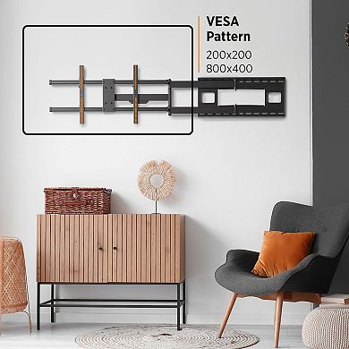 ProMounts Premium Full Motion TV Wall Mount with 40 Inch Extension Long Arm for TVs for 32-80 Inch