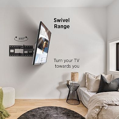 ProMounts Premium Full Motion TV Wall Mount with 40 Inch Extension Long Arm for TVs for 32-80 Inch