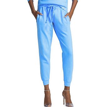 Women’s Garment Dyed Joggers in Blue