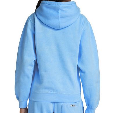 Women’s Garment Dyed Hoodie in Blue