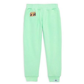 Youth Garment Dyed Jogger in Green Boombox