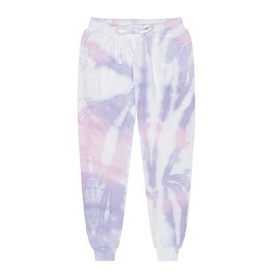 Youth Tie Dye Joggers in Spun Sugar