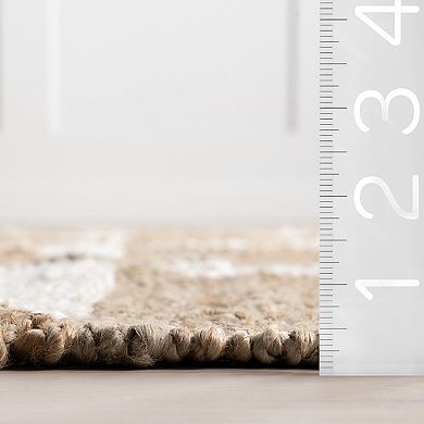 nuLOOM Esti Geometric Jute Area Rug