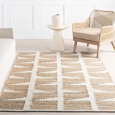 nuLOOM Esti Geometric Jute Area Rug