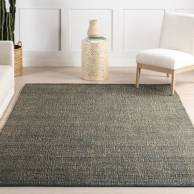 nuLOOM Elfriede Farmhouse Jute Blend Area Rug