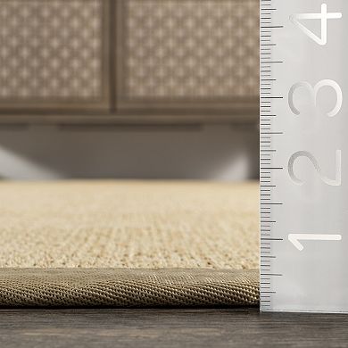 nuLOOM Suki Faux Seagrass Indoor / Outdoor Area Rug