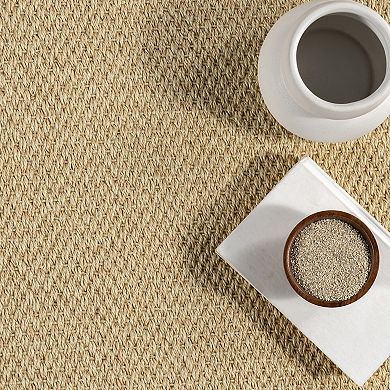 nuLOOM Suki Faux Seagrass Indoor / Outdoor Area Rug