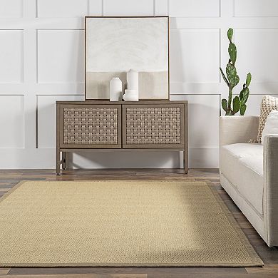 nuLOOM Suki Faux Seagrass Indoor / Outdoor Area Rug