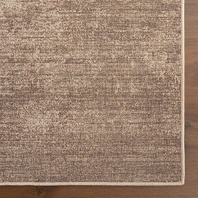 nuLOOM Damira Solid Faded Machine Washable Area Rug