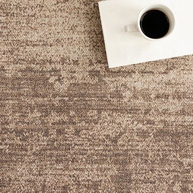 nuLOOM Damira Solid Faded Machine Washable Area Rug