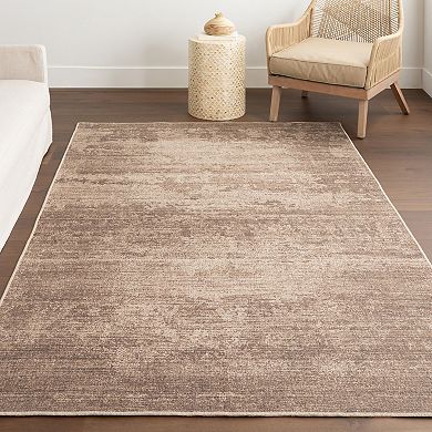 nuLOOM Damira Solid Faded Machine Washable Area Rug